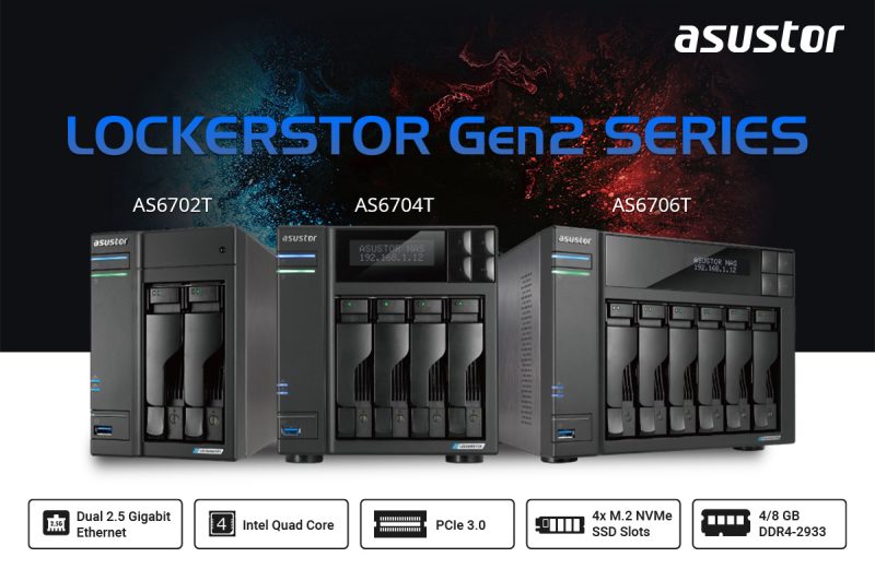 Asustor Lockerstor Gen2 AS6702T/AS6704T/AS6707T
