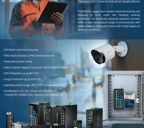 TRENDnet Rugged & Reliable Industrial Solutions Rugged & reliable