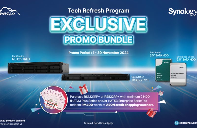 Synology Tech-Refresh Program Exclusive Promo Bundle Synology Tech-Refresh Program Exclusive Promo Bundle